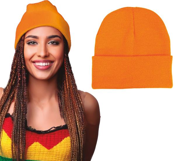 Grote foto muts neon oranje verzamelen overige verzamelingen