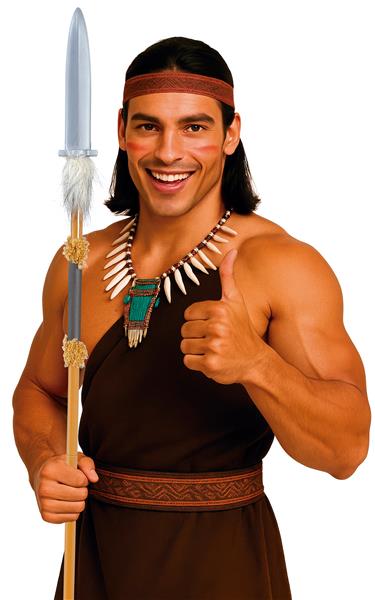 Grote foto 120 cm disassembleable indigenous spear verzamelen overige verzamelingen