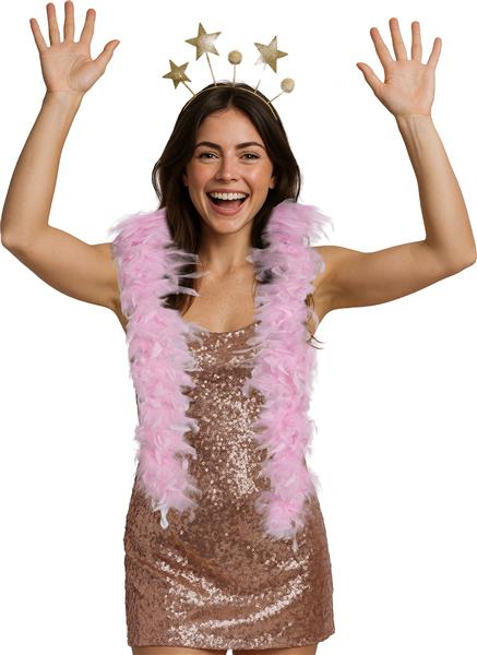 Grote foto boa feather 80 gr roze verzamelen overige verzamelingen