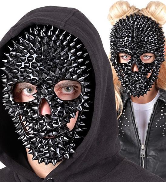 Grote foto masker schedel zwart met nagels verzamelen overige verzamelingen