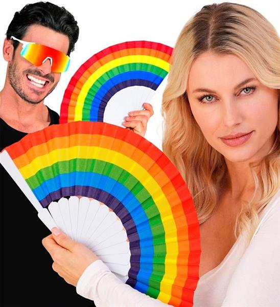 Grote foto waaier regenboog verzamelen overige verzamelingen