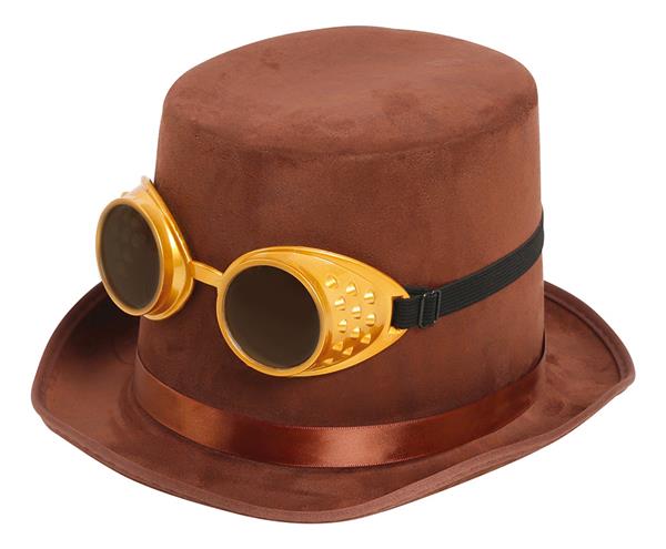 Grote foto brown felt fool hat with glasses adult verzamelen overige verzamelingen