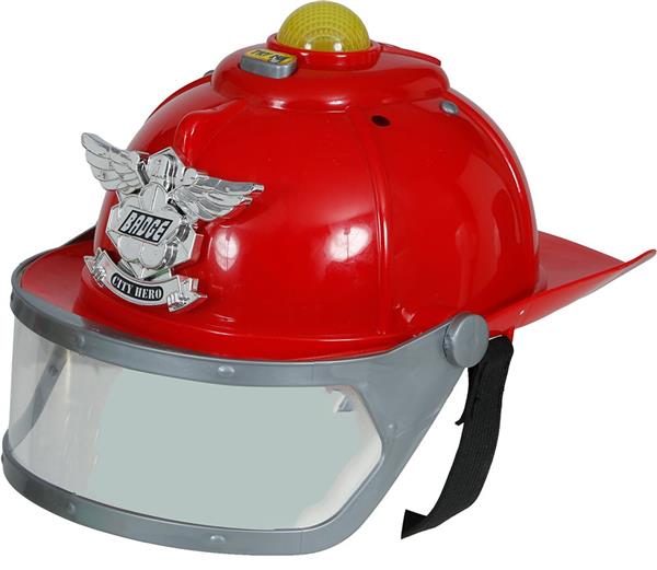 Grote foto firefighter helmet with siren and light adult verzamelen overige verzamelingen