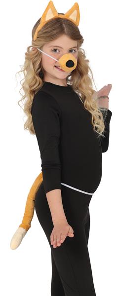 Grote foto verkleedset hond bruin 3 delig verzamelen overige verzamelingen