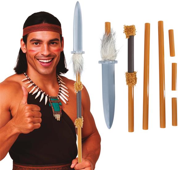 Grote foto 120 cm disassembleable indigenous spear verzamelen overige verzamelingen