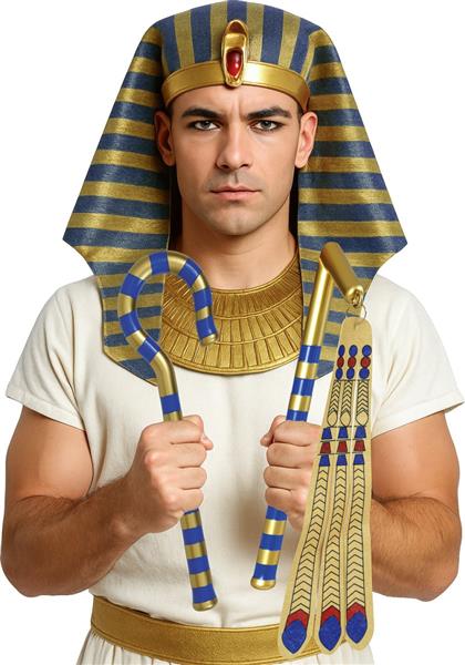 Grote foto pharaohs scepter 2 piece set 35 cms verzamelen overige verzamelingen