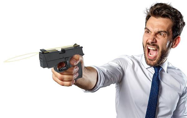 Grote foto elastiekpistool 17 cm verzamelen overige verzamelingen