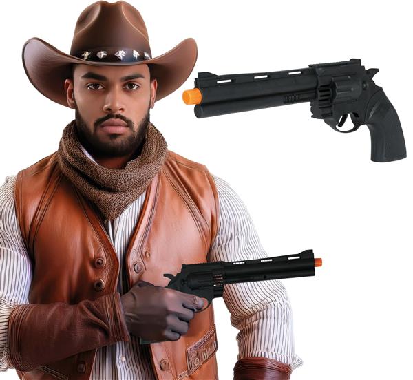 Grote foto nep pistool 32cm verzamelen overige verzamelingen