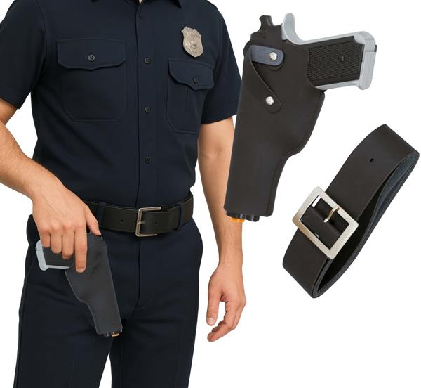 Grote foto pistool met holster 22cm verzamelen overige verzamelingen