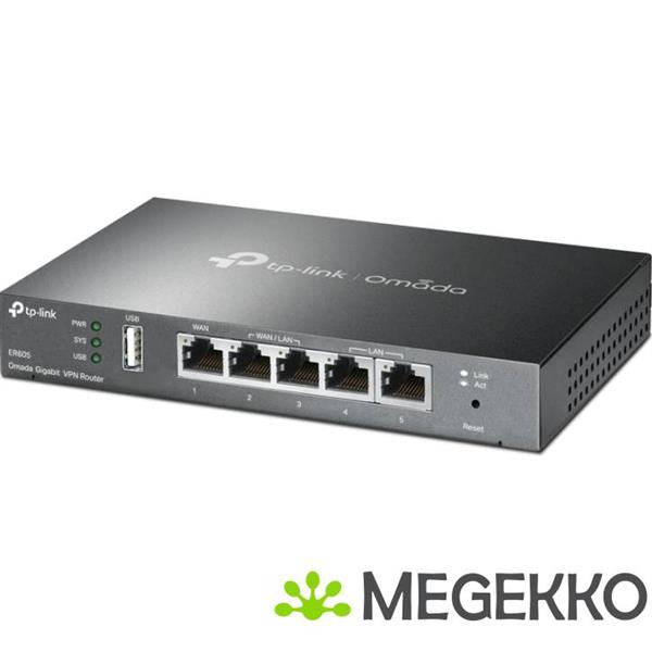 Grote foto tp link omada 5 port vpn er605 computers en software netwerkkaarten routers en switches