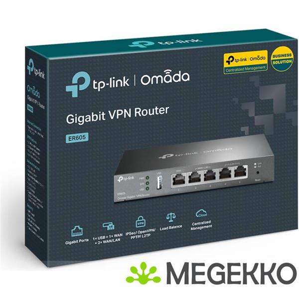 Grote foto tp link omada 5 port vpn er605 computers en software netwerkkaarten routers en switches
