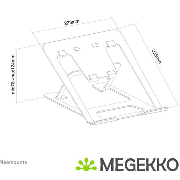 Grote foto neomounts laptop stand computers en software overige computers en software