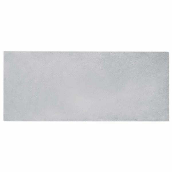 Grote foto vidaxl nep konijnenbont tapijt olite grijs 80 x 200 cm polyester huis en inrichting vloerbedekking en kleden