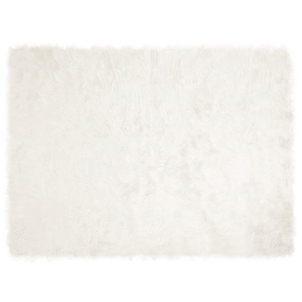 Grote foto vidaxl nep schapenvacht tapijt tafalla wit 160 x 230 cm polyester huis en inrichting vloerbedekking en kleden