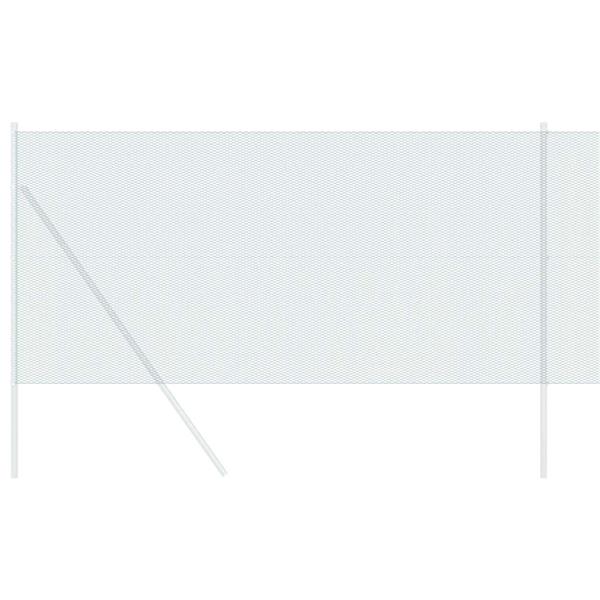 Grote foto vidaxl hexagon hek groen 1 x 100 m pvc tuin en terras hekken en schuttingen