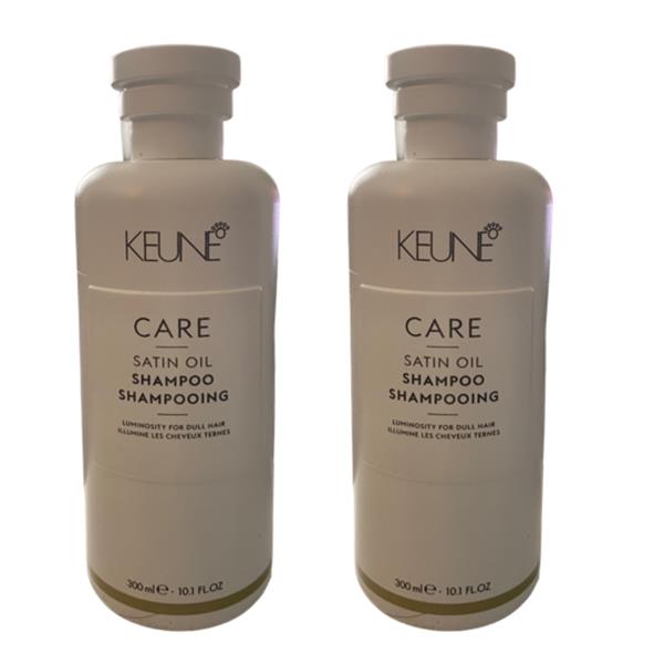 Grote foto keune 2 x care satin oil shampoo 300ml kleding dames sieraden
