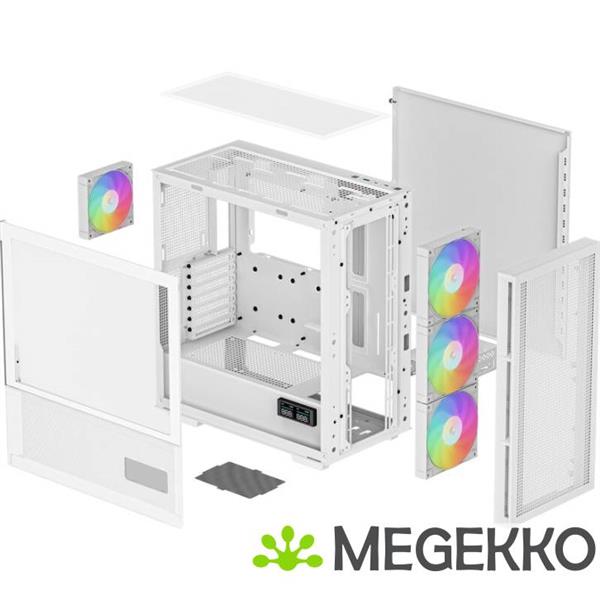 Grote foto deepcool ch560 digital wh computers en software behuizingen en kasten