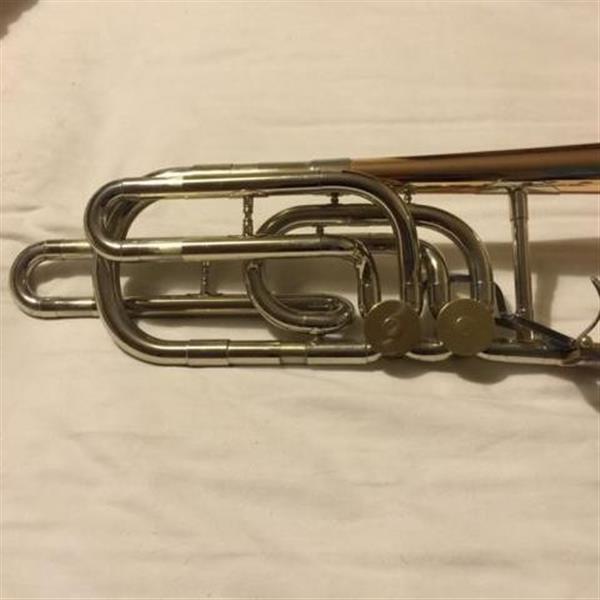 Grote foto olds p24g custom bas trombone george roberts model muziek en instrumenten trombones