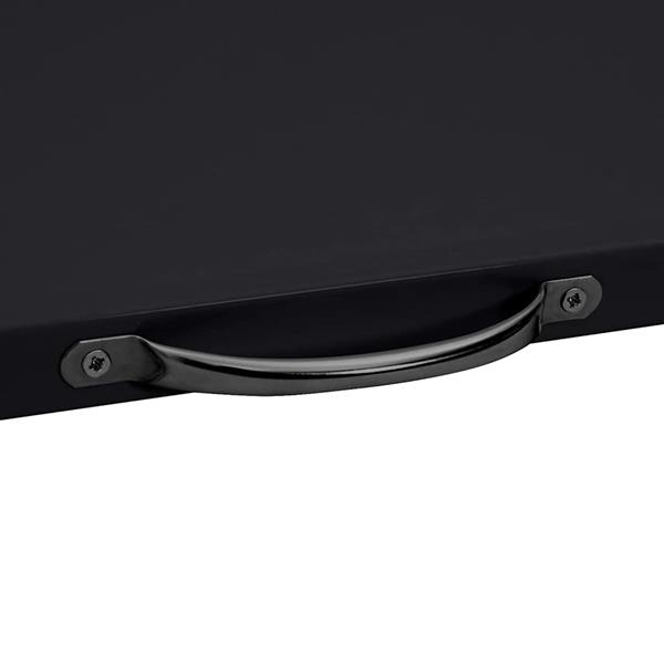 Grote foto vidaxl wasmachine tussenplank zwart 60 x 60 x 8 cm staal witgoed en apparatuur wasmachines