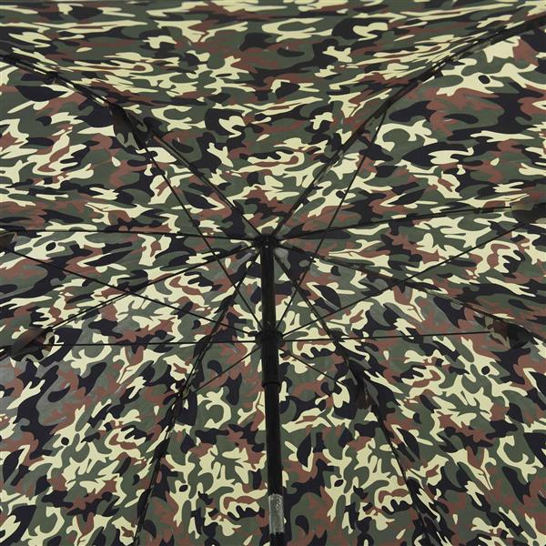 Grote foto vidaxl vis paraplu camouflage 300 x 240 cm oxford polyester tuin en terras overige tuin en terras