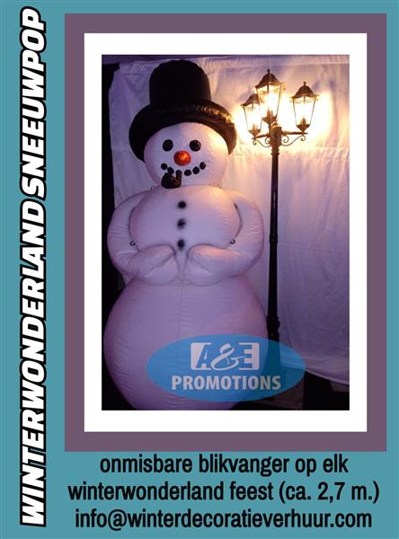 Grote foto sneeuwpoppen en sneeuw verhuur zwolle emmen diversen overige