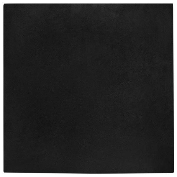 Grote foto vidaxl nep konijnenbont tapijt olite zwart 120 x 120 cm polyester huis en inrichting vloerbedekking en kleden