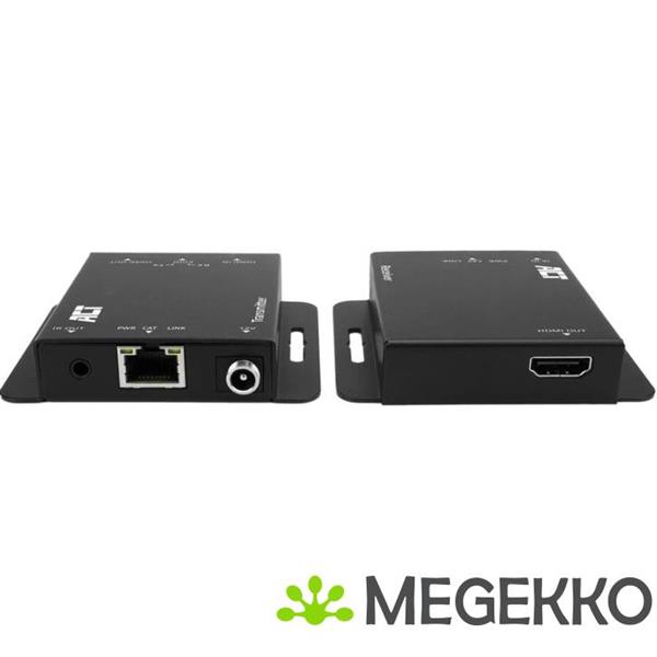 Grote foto act 4k hdmi 1.4 extender set over cat6 utp met ir ondersteuning. 40 meter computers en software videokaarten