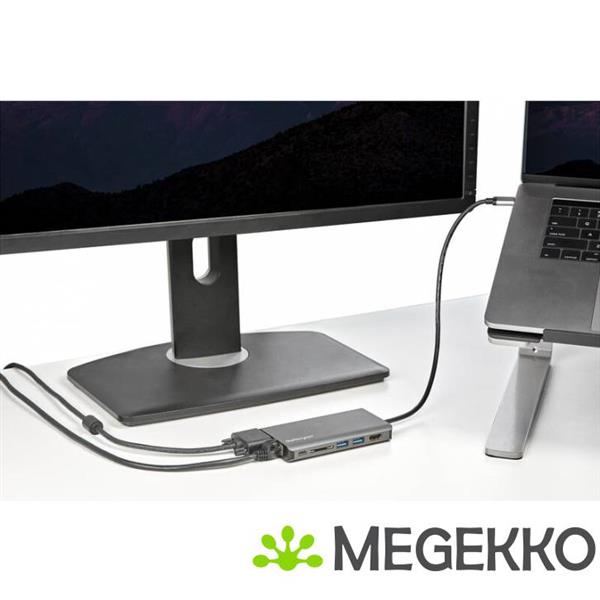 Grote foto startech.com dkt30chvausp notebook dock poortreplicator bedraad usb 3.0 3.1 gen 1 type c zwart computers en software overige computers en software