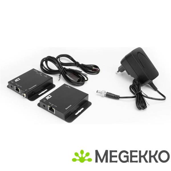 Grote foto act 4k hdmi 1.4 extender set over cat6 utp met ir ondersteuning. 40 meter computers en software videokaarten