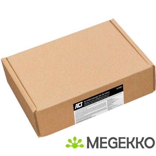 Grote foto act 4k hdmi 1.4 extender set over cat6 utp met ir ondersteuning. 40 meter computers en software videokaarten