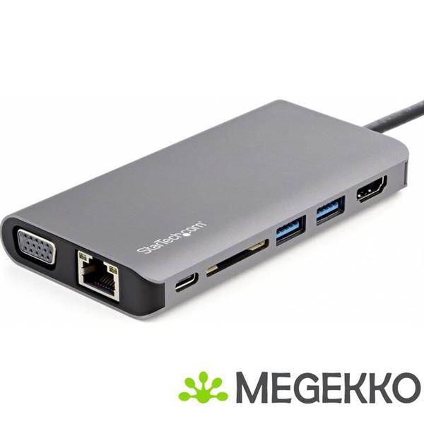 Grote foto startech.com dkt30chvausp notebook dock poortreplicator bedraad usb 3.0 3.1 gen 1 type c zwart computers en software overige computers en software