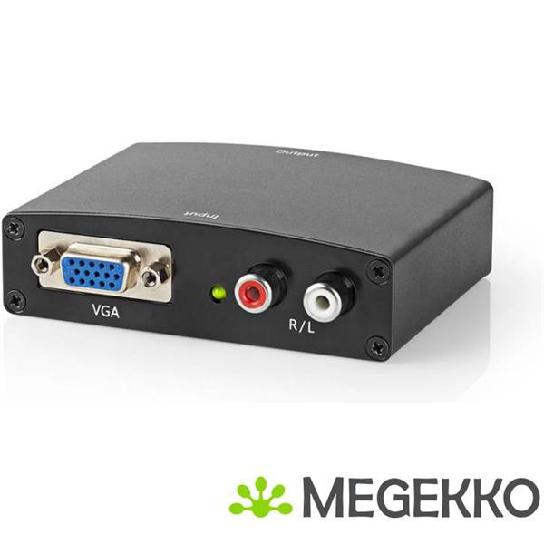 Grote foto vga naar hdmi converter 1 wegs vga 2x rca l r ingang hdmi uitgang computers en software overige computers en software
