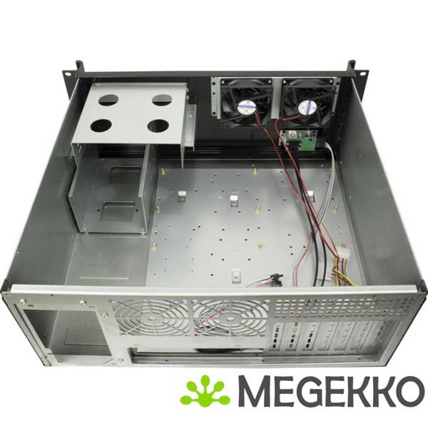 Grote foto inter tech 4u k 439l rack zwart computers en software behuizingen en kasten