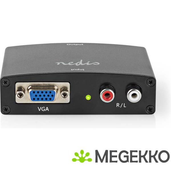 Grote foto vga naar hdmi converter 1 wegs vga 2x rca l r ingang hdmi uitgang computers en software overige computers en software