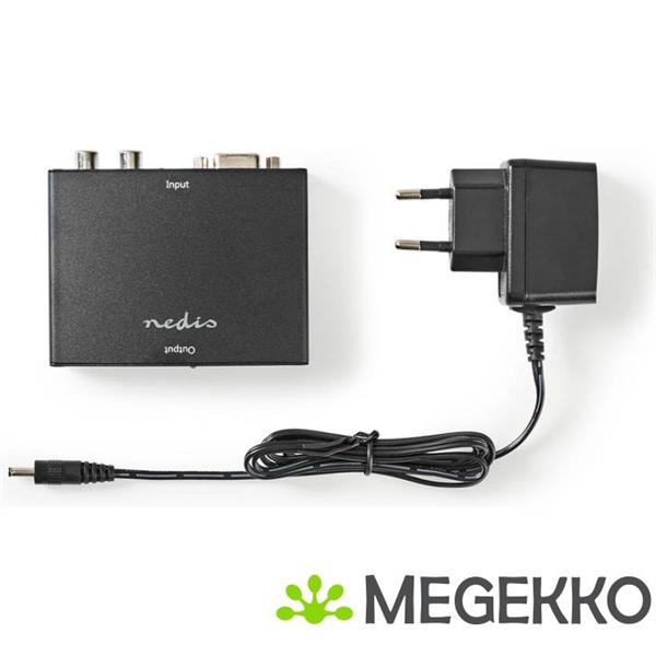 Grote foto vga naar hdmi converter 1 wegs vga 2x rca l r ingang hdmi uitgang computers en software overige computers en software