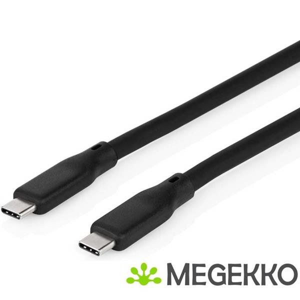 Grote foto nedis usb 3.2 gen 2 20gbps 240w usb type c 1m zwart computers en software overige computers en software