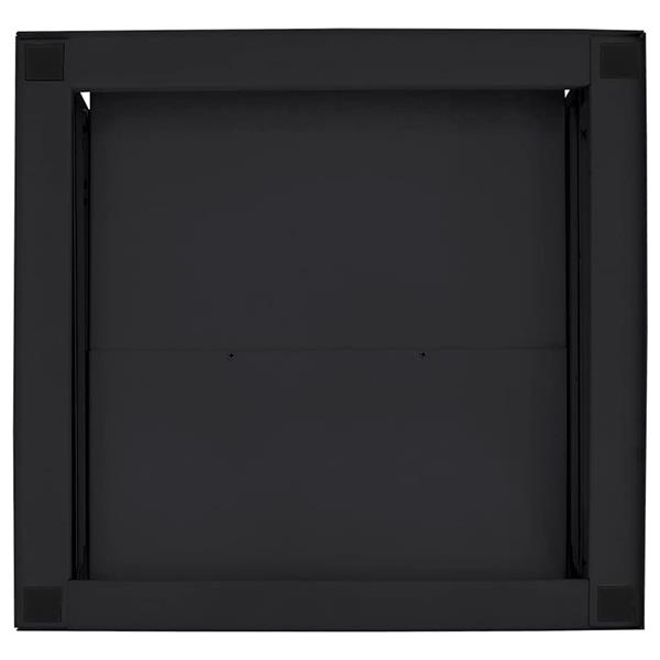 Grote foto vidaxl wasmachine pedestal zwart 62 x 60 5 x 32 5 cm staal witgoed en apparatuur wasmachines