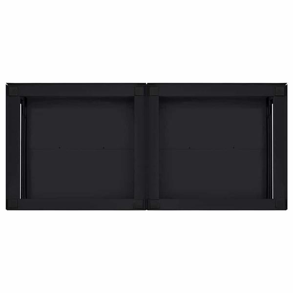 Grote foto vidaxl wasmachine pedestal 2 pcs zwart 64 x 55 x 32.5 cm staal witgoed en apparatuur wasmachines