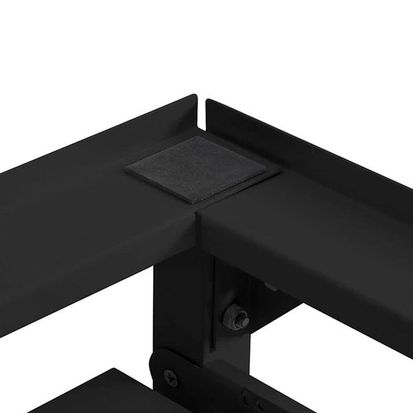 Grote foto vidaxl wasmachine pedestal 2 pcs zwart 64 x 55 x 32.5 cm staal witgoed en apparatuur wasmachines