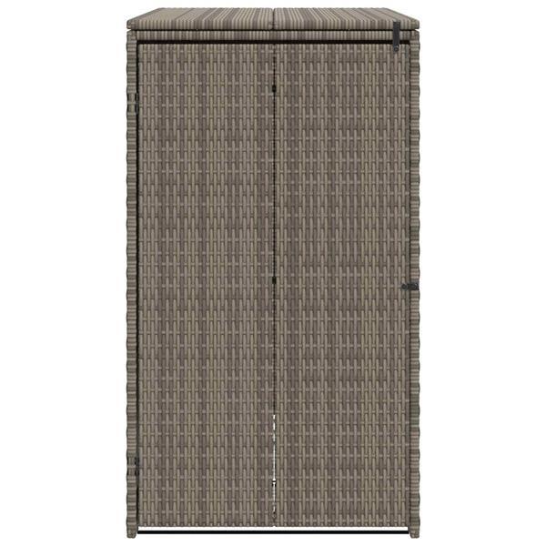 Grote foto vidaxl afvalbak box grijs 65 x 80 x 115 cm polyetheen tuin en terras tuinhuisjes en blokhutten