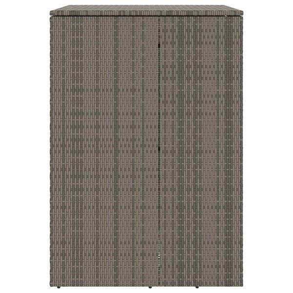 Grote foto vidaxl afvalbak box grijs 65 x 80 x 115 cm polyetheen tuin en terras tuinhuisjes en blokhutten