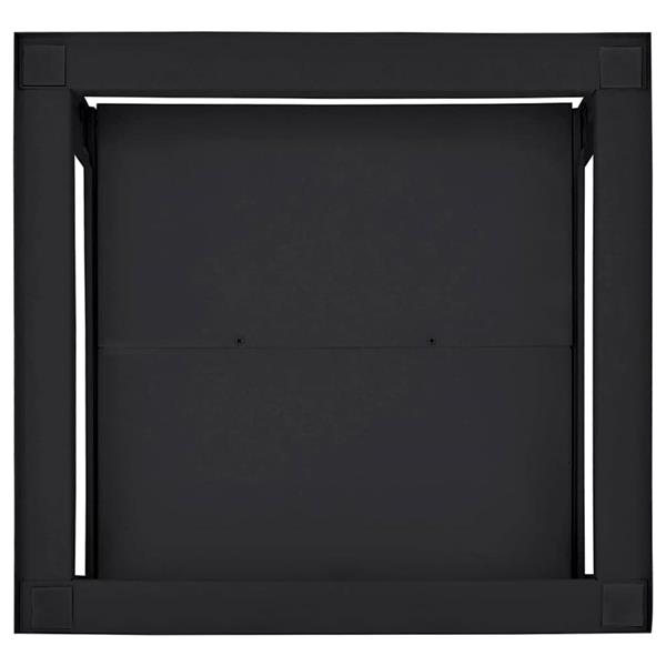 Grote foto vidaxl wasmachine pedestal zwart 64 x 55 x 32.5 cm staal witgoed en apparatuur wasmachines