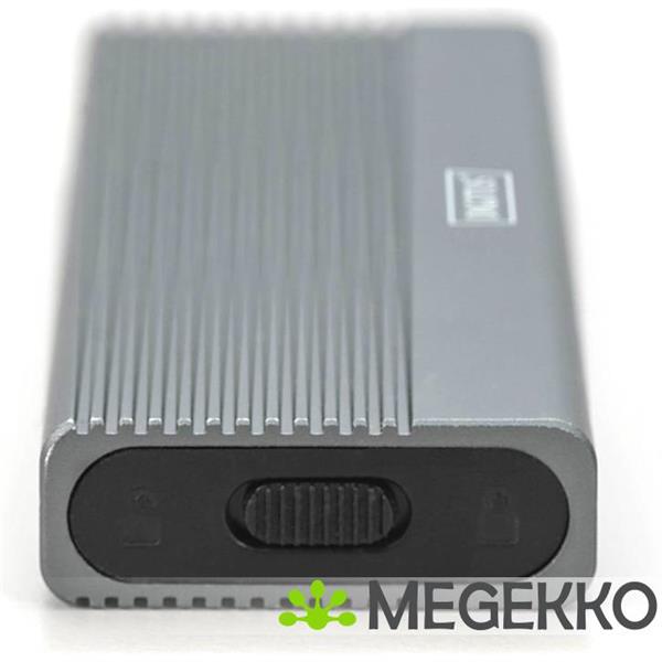 Grote foto digitus da 71120 1 behuizing voor opslagstations sdd behuizing zwart m.2 computers en software behuizingen en kasten