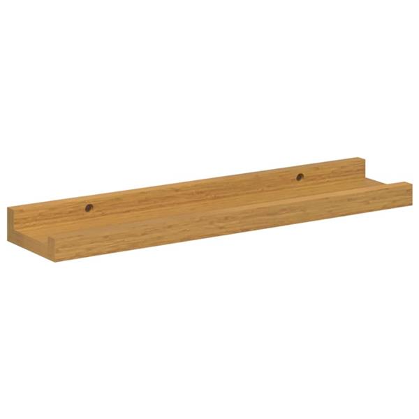 Grote foto vidaxl wandplank met plank 4 pcs beige 40 x 9 x 3 cm bewerkt hout huis en inrichting woningdecoratie