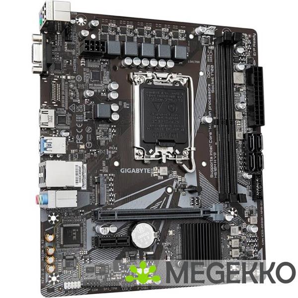 Grote foto gigabyte h610m h v2 computers en software moederborden