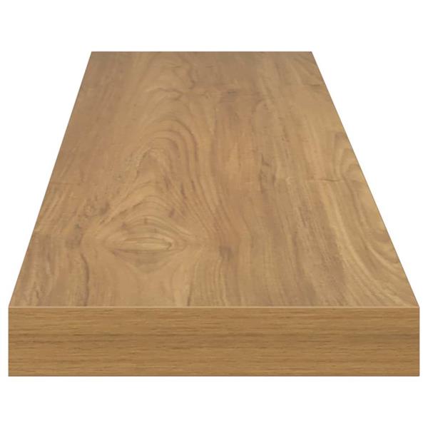 Grote foto vidaxl wandplank met opslag 4 pcs bruin 120 x 23 5 x 4 cm bewerkt hout huis en inrichting woningdecoratie
