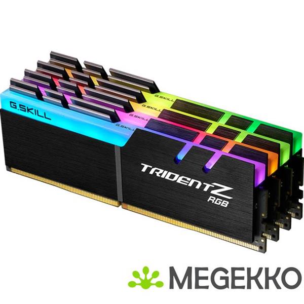 Grote foto g.skill ddr4 trident z 4x8gb 3600mhz rgb f4 3600c16q 32gtzrc computers en software harde schijven