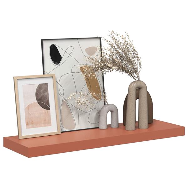 Grote foto vidaxl wandplank wandgemonteerd rood 80 x 23 5 x 4 cm bewerkt hout huis en inrichting woningdecoratie