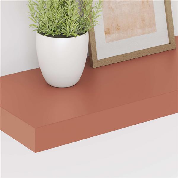 Grote foto vidaxl wandplank wandgemonteerd 2 pcs rood 50 x 23 x 4 cm bewerkt hout huis en inrichting woningdecoratie