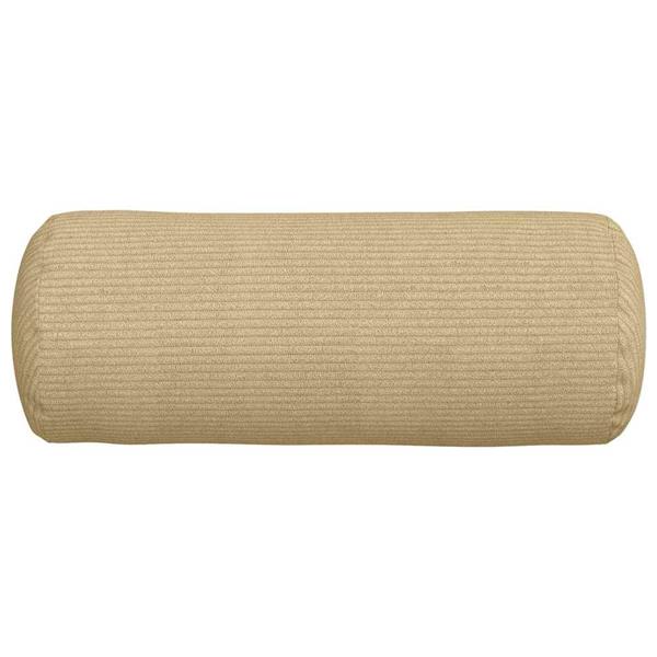 Grote foto vidaxl bolster kussens 2 stuks grijs groen 15 x 40 cm cordstof huis en inrichting woningdecoratie